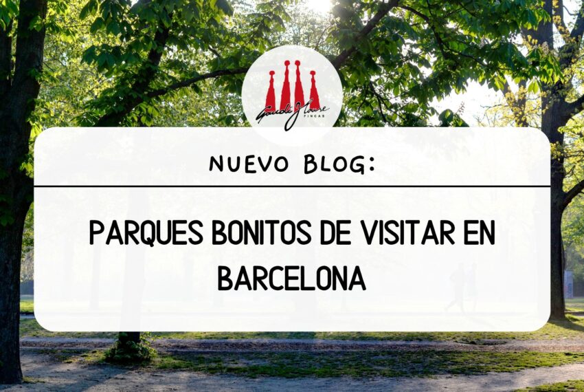 Parques bonitos de visitar en Barcelona